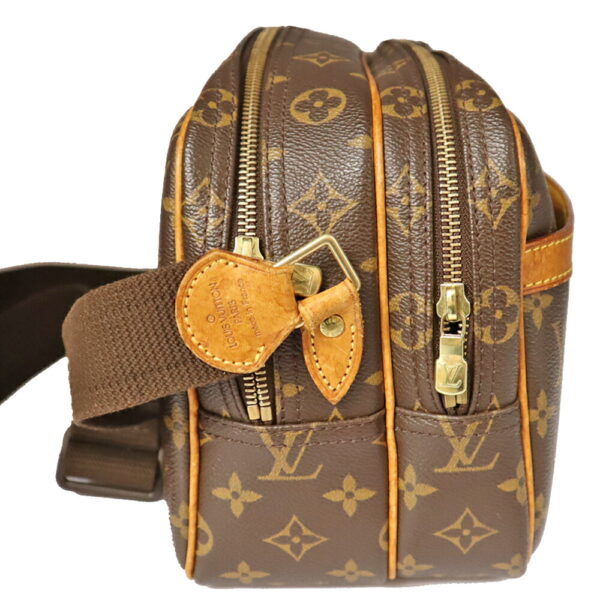 21 3717 4 Louis Vuitton Reporter PM Shoulder Bag Monogram Canvas Brown