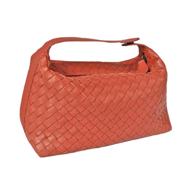 21 3726 22 Bottega Veneta Handbag Leather Coral Pink