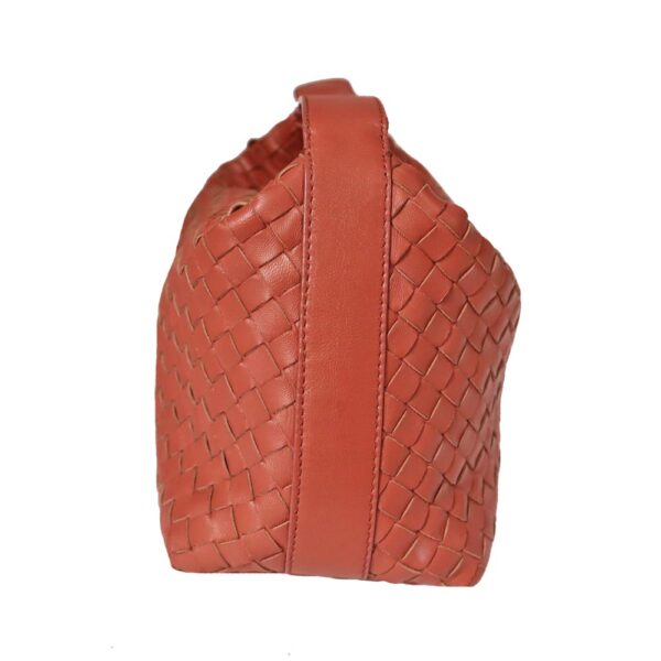 21 3726 3 Bottega Veneta Handbag Leather Coral Pink