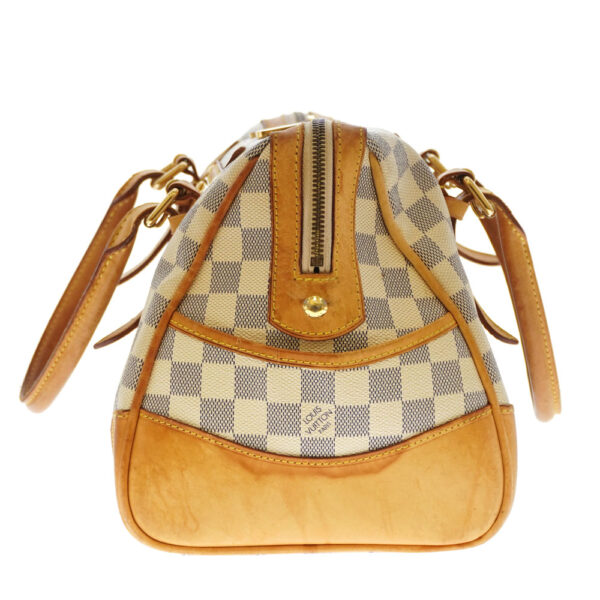 21 3837 2 Louis Vuitton Berkley Damier Azur Handbag White