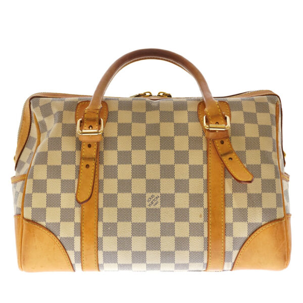 21 3837 3 Louis Vuitton Berkley Damier Azur Handbag White