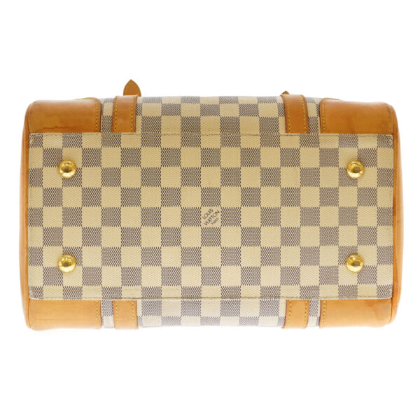 21 3837 4 Louis Vuitton Berkley Damier Azur Handbag White