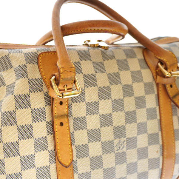 21 3837 8 Louis Vuitton Berkley Damier Azur Handbag White