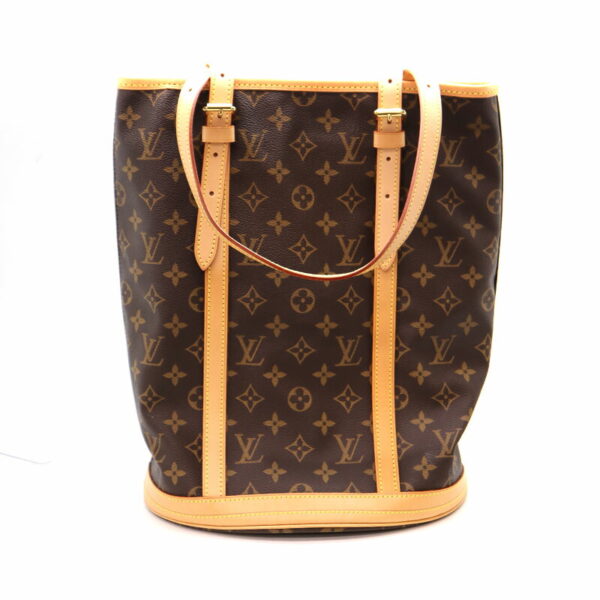 21 3864 2 Louis Vuitton Bucket GM Tote Bag Monogram Brown