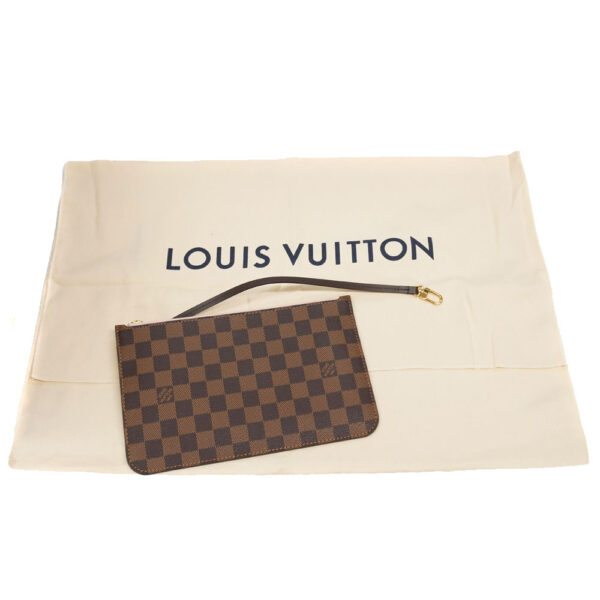 21 3966 13 Louis Vuitton Neverfull MM Tote Bag Canvas Brown