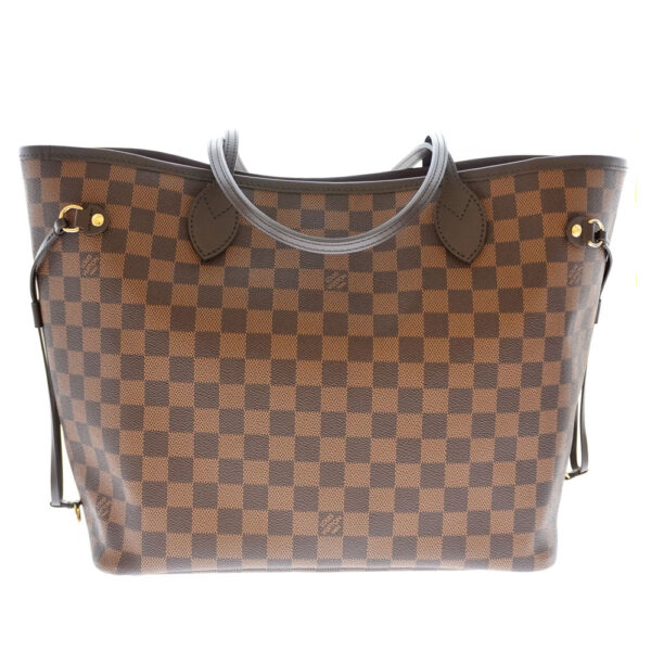 21 3966 3 Louis Vuitton Neverfull MM Tote Bag Canvas Brown