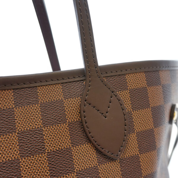 21 3966 7 Louis Vuitton Neverfull MM Tote Bag Canvas Brown