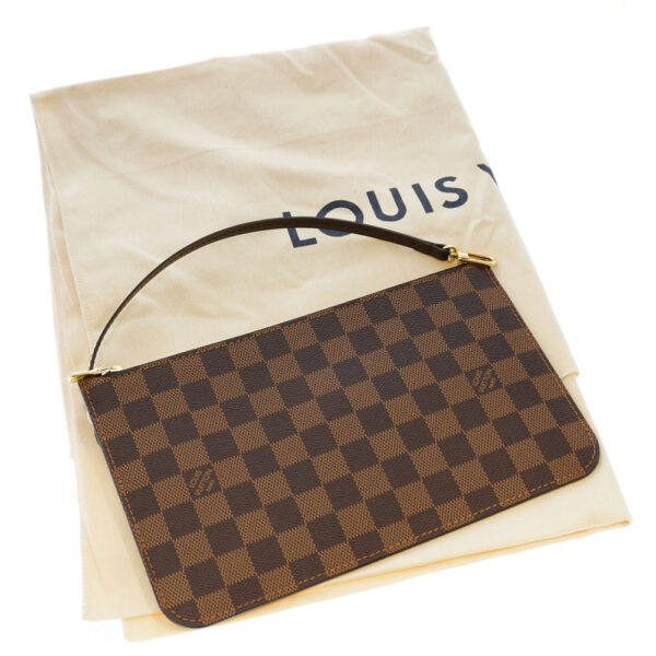 21 4002 11 Louis Vuitton Neverfull MM Tote Bag Canvas Brown