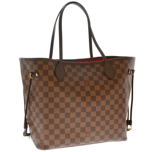 21 4002 Louis Vuitton Neverfull MM Tote Bag Canvas Brown