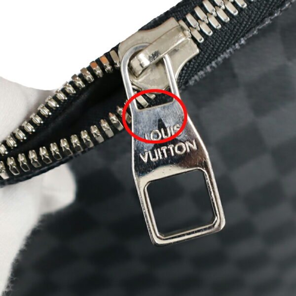 21 4100 17 Louis Vuitton Mick MM Shoulder Bag Damier Graphite Black