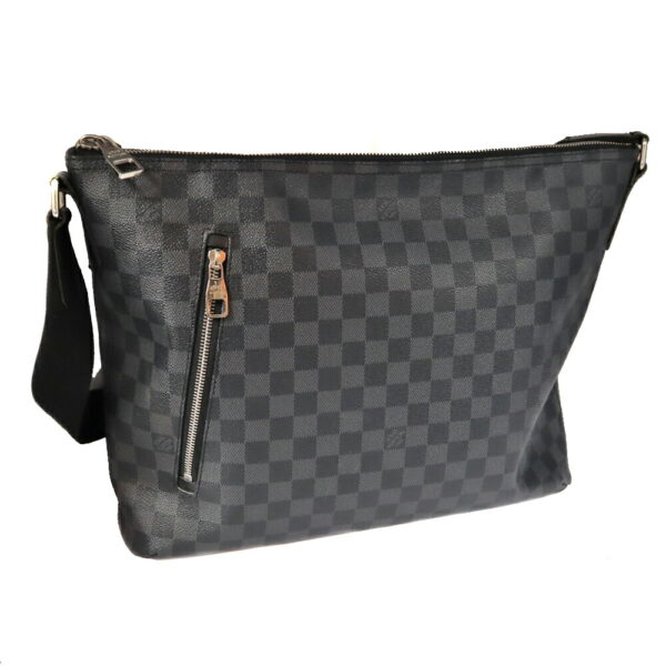 21 4100 753 Louis Vuitton Mick MM Shoulder Bag Damier Graphite Black