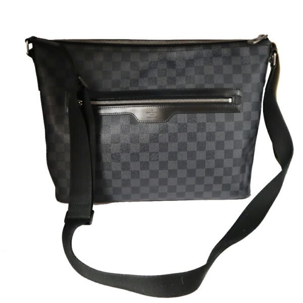 21 4100 951 Louis Vuitton Mick MM Shoulder Bag Damier Graphite Black