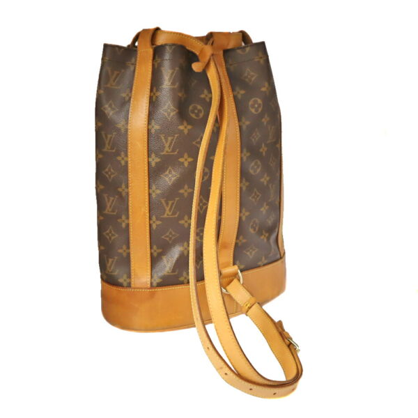 21 4144 2 Louis Vuitton Randonne PM Shoulder Bag Monogram Canvas Brown