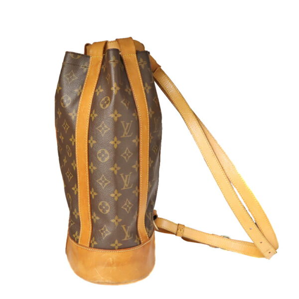 21 4144 3 Louis Vuitton Randonne PM Shoulder Bag Monogram Canvas Brown