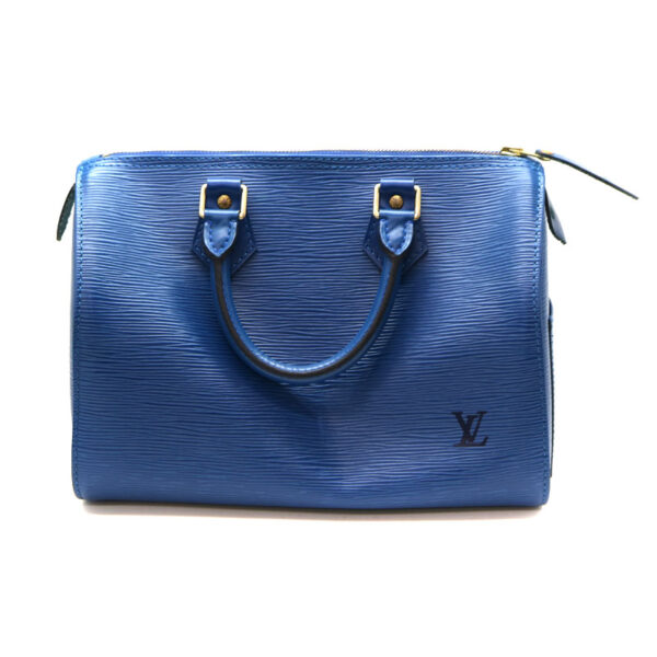 21 4149 2 Louis Vuitton Speedy 25 Handbag Epi Blue