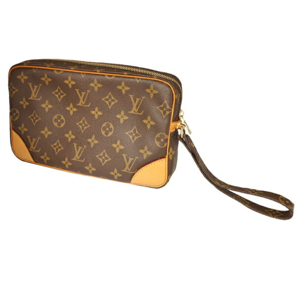 21 4365 2 Louis Vuitton Marly Dragonne GM Pouch Monogram Canvas Brown