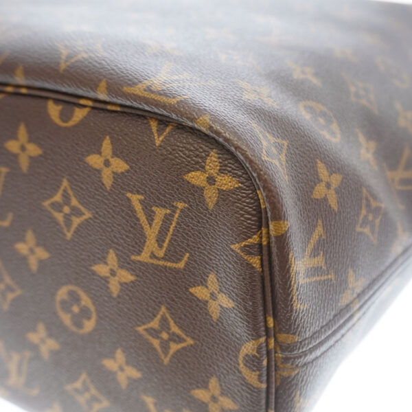 21 4445 5 Louis Vuitton Neverfull MM Tote Bag Canvas Brown