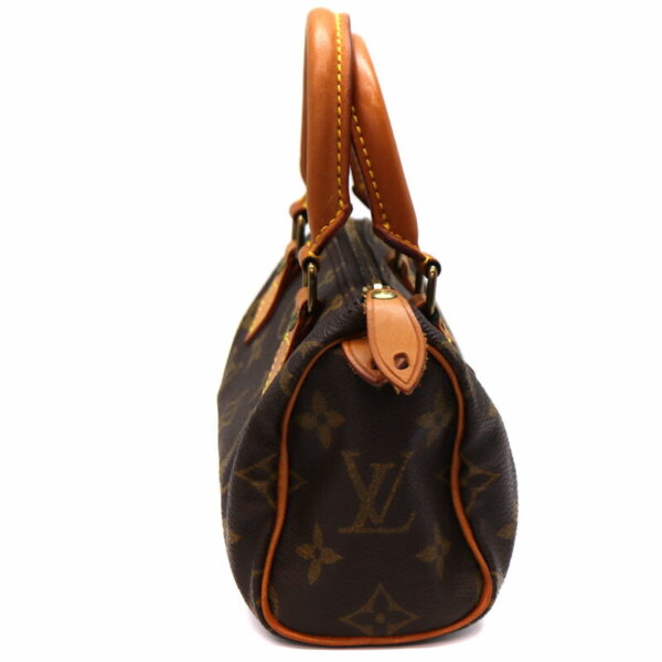 21 445 3 Louis Vuitton Mini Speedy Handbag Monogram Brown