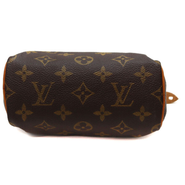 21 445 5 Louis Vuitton Mini Speedy Handbag Monogram Brown