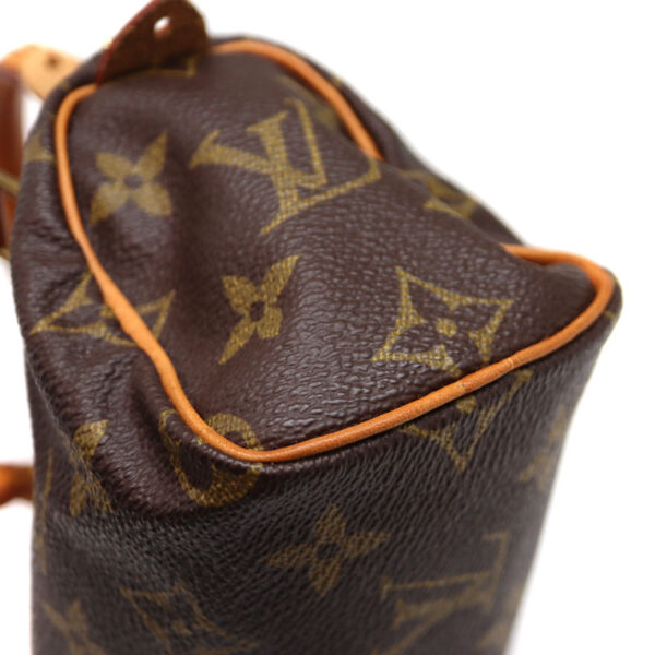 21 445 6 Louis Vuitton Mini Speedy Handbag Monogram Brown