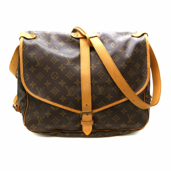 21 4483 1 Louis Vuitton Saumur 35 Shoulder Bag Monogram Brown