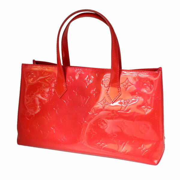 21 4580 2 Louis Vuitton Wilshire PM Tote Bag Monogram Vernis Pink