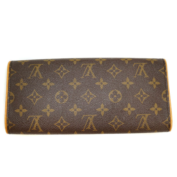 21 473 2 Louis Vuitton Pochette Twin GM Shoulder Bag Canvas Brown