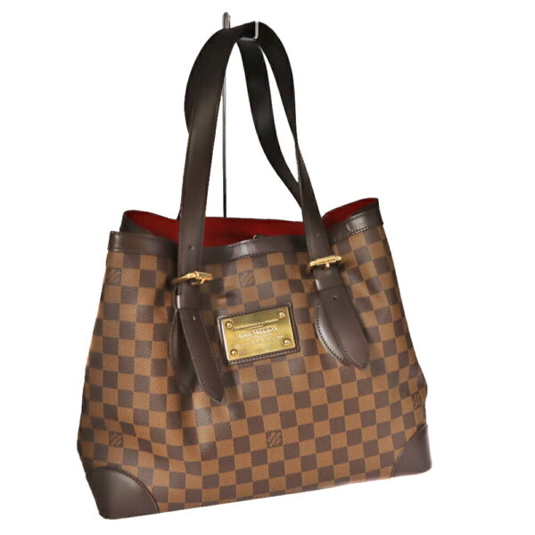 21 4921 1 Louis Vuitton Hampstead MM Tote Bag Damier Canvas Brown