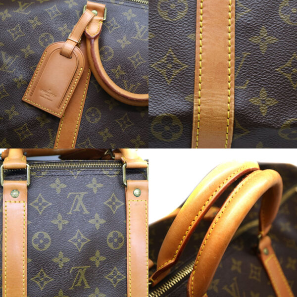 21 4973 7 Louis Vuitton Keepall 55 Bag Monogram Brown