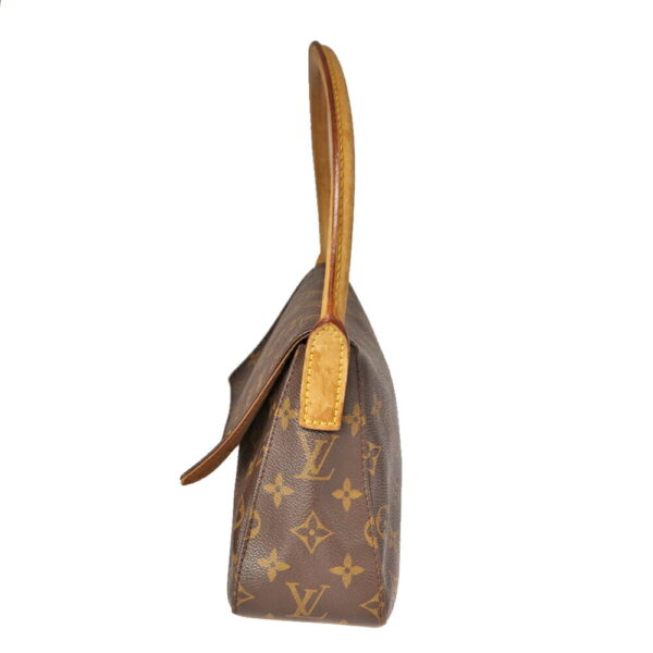 21 5239 5 Louis Vuitton Mini Looping Shoulder Bag Monogram Canvas Brown