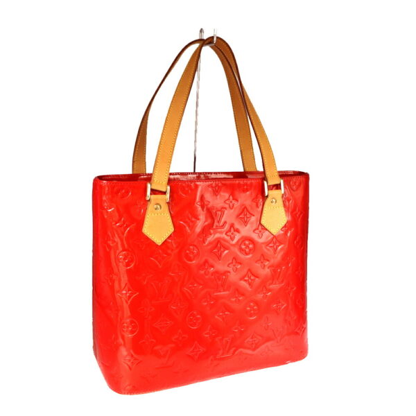 21 5268 1 Louis Vuitton Houston Tote Bag Monogram Vernis Red