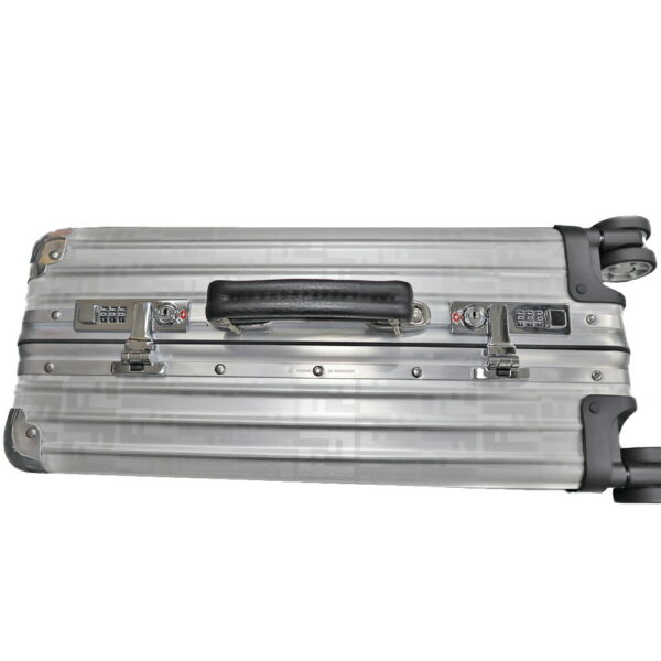 21 5288 13 Fendi Rimowa Collaboration Carry Case Aluminum Zucca Pattern