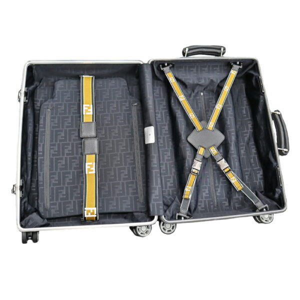 21 5288 5 Fendi Rimowa Collaboration Carry Case Aluminum Zucca Pattern