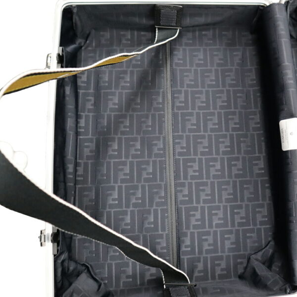 21 5288 6 Fendi Rimowa Collaboration Carry Case Aluminum Zucca Pattern