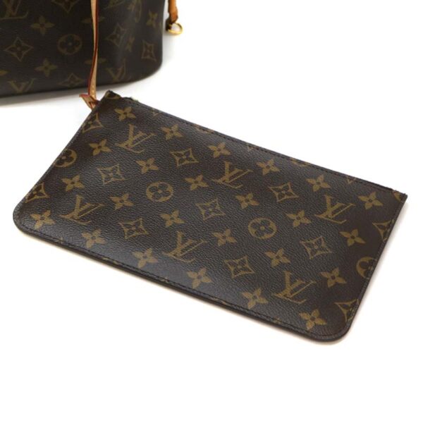 21 5317 10 Louis Vuitton Neverfull MM Tote Bag Monogram Brown