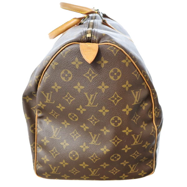 21 5673 3 Louis Vuitton Keepall 50 Travel Bag Monogram Canvas Brown