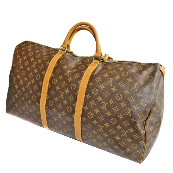 21 5702 2 Louis Vuitton Keepall 60 Travel Bag Monogram Canvas Brown