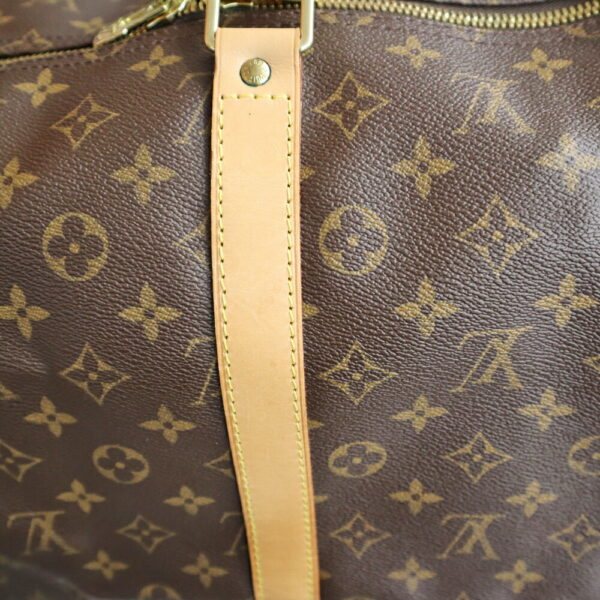 21 5980 12 Louis Vuitton Keepall 55 Travel Bag Monogram Canvas Brown