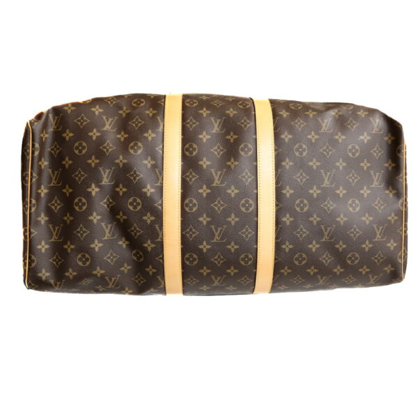 21 5980 5 Louis Vuitton Keepall 55 Travel Bag Monogram Canvas Brown