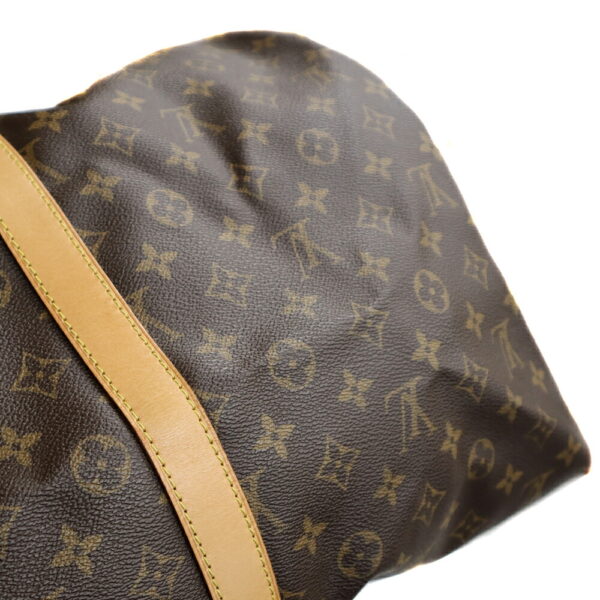 21 5980 8 Louis Vuitton Keepall 55 Travel Bag Monogram Canvas Brown