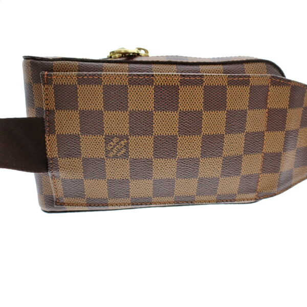 21 6343 2 Louis Vuitton Jeronimos Body Bag Damier Ebene Brown