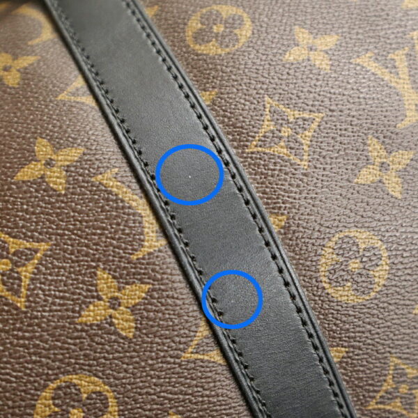 21 6421 11 Louis Vuitton Keepall Bandouliere 55 Monogram Macassar Brown Black