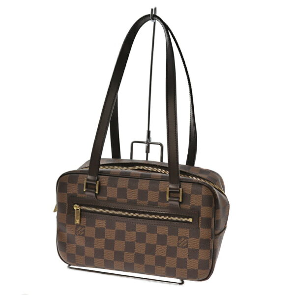 21 6432 1 Louis Vuitton Cite MM Shoulder Bag Damier Canvas Brown