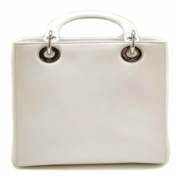 21 6465 3 Christian Dior Lady Dior Paradise Bag 2WAY White