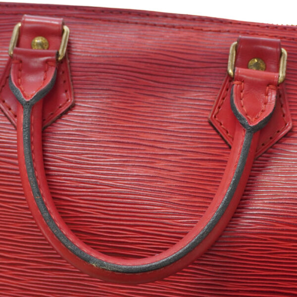 21 6498 10 Louis Vuitton Speedy 25 Handbag Leather Red