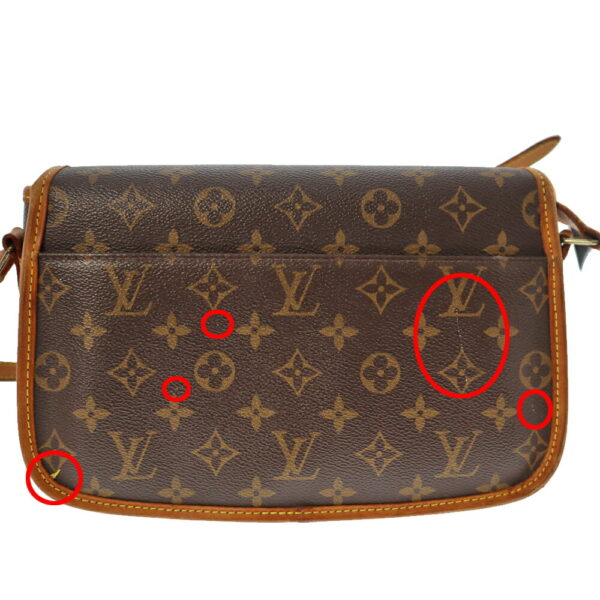 21 6671 2 Louis Vuitton Sologne Crossbody Bag Monogram Canvas Brown