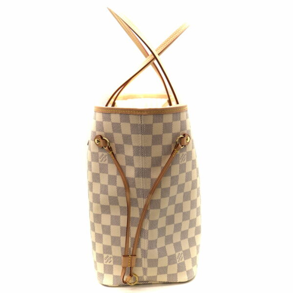 21 6792 4 Louis Vuitton Neverfull MM Tote Bag Damier White