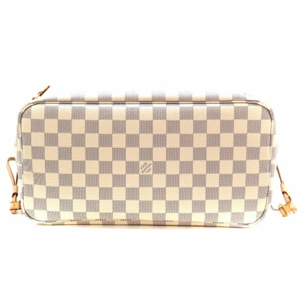 21 6792 5 Louis Vuitton Neverfull MM Tote Bag Damier White