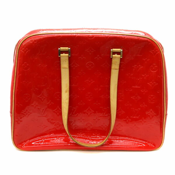 21 6816 2 Louis Vuitton Sutton Handbag Monogram Vernis Red