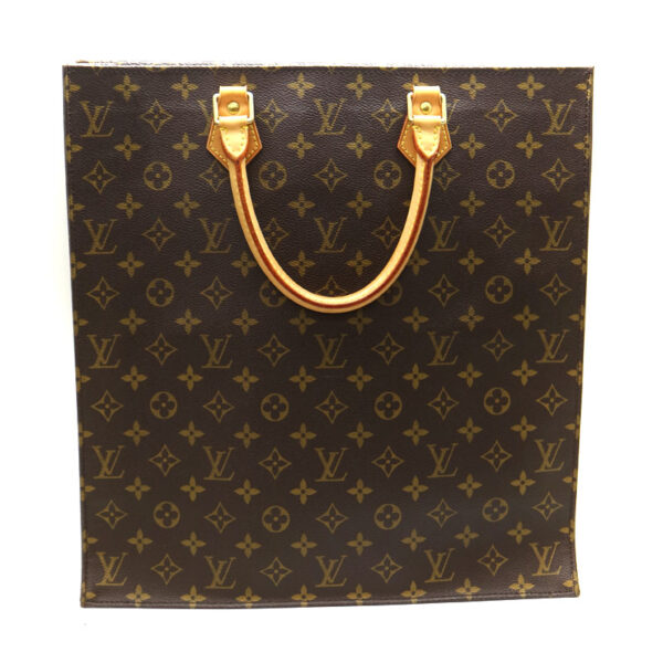 21 6882 2 Louis Vuitton Sac Plat Handbag Monogram Brown